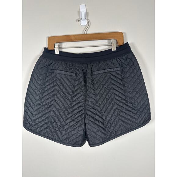 Athleta Apres Quilted Ski Shorts New Size 10 Black - Picture 4 of 9